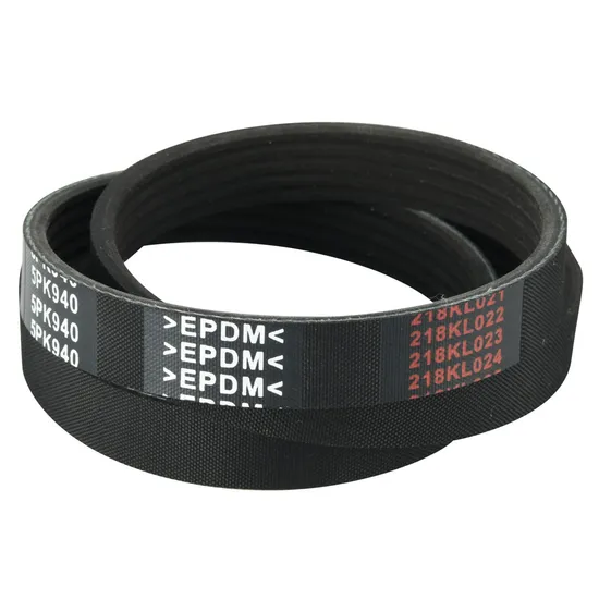 Motore del ventilatore industriale automobilistico, azionamento a denti sincroni, silicone PVC, gomma PU, scanalato, distribuzione PK, cinghia trapezoidale classica